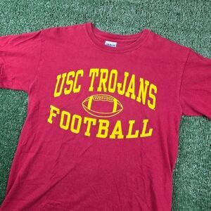 USC Trojans NCAA Football TShirt Gildan Heavy Cotton Men's Small